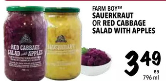 Farm Boy Farm boy sauerkraut or red cabbage salad with apples offer