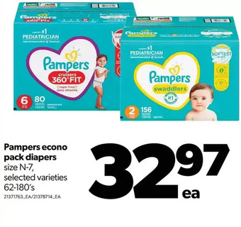 Real Canadian Superstore Pampers econo pack diapers offer