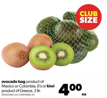 Real Canadian Superstore Avocado bag or kiwi offer