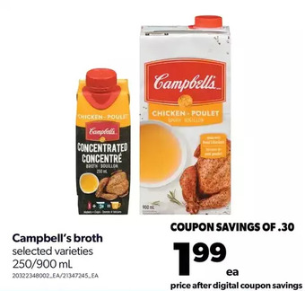 Real Canadian Superstore Campbell's broth offer