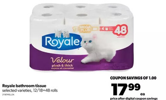 Real Canadian Superstore Royale bathroom tissue offer