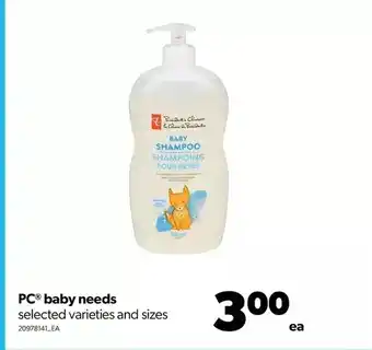 Real Canadian Superstore Pc baby needs offer
