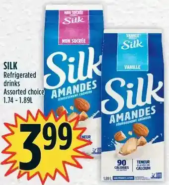Marché Adonis Silk refrigerated drinks offer