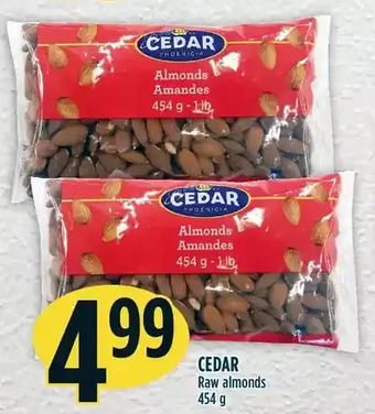 Marché Adonis Cedar raw almonds offer
