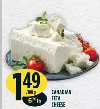 Marché Adonis Canadian feta cheese offer