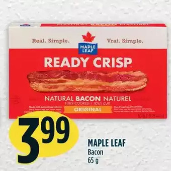 Marché Adonis Maple leaf bacon offer
