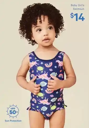 Real Canadian Superstore Baby girl's swimsuit offer