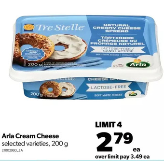 Real Canadian Superstore Arla cream cheese offer