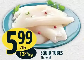 Marché Adonis Squid tubes offer