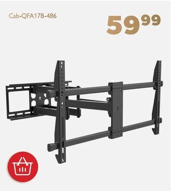 Shopper+ Heavy duty full motion tv wall mount bracket with articulating arms for 37"-100" tvs - primecables offer