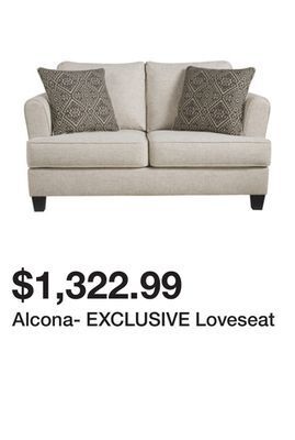 Ashley Furniture Alcona- exclusive loveseat offer