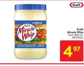 Walmart Kraft! miracle whip offer