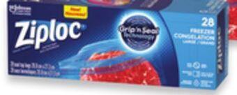 Walmart Ziploc freezer or storage bags offer