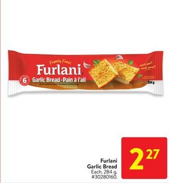 Walmart Furlani garlic bread offer