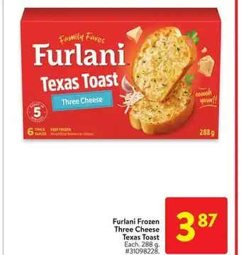 Walmart Furlani frozen three cheese texas toast offer