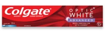 Walmart Colgate optic white advanced offer
