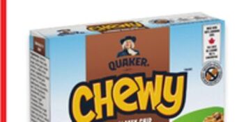 Walmart Quaker chewy bars offer