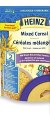 Walmart Heinz baby cereal offer