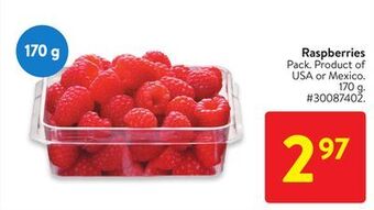 Walmart Raspberries offer