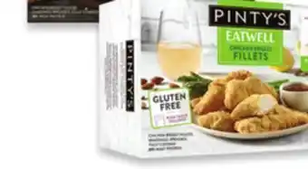 Walmart Pinty's eatwell breaded chicken breast chunks or fillets offer