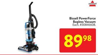 Walmart Bissell powerforce bagless vacuum offer