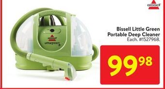 Walmart Bissell little green portable deep cleaner offer