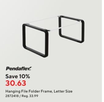 Staples Pendaflex hanging file folder frame, letter size offer