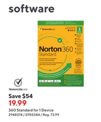 Staples Norton 360 standard - 1 device - 1 year offer