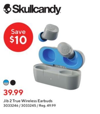 Staples Skullcandy jib 2 true wireless earbuds offer