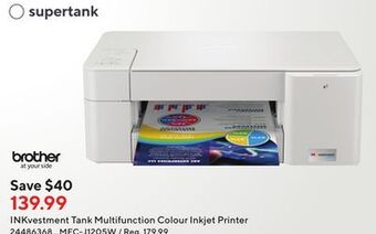 Staples Brother inkvestment tank multifunction colour inkjet printer offer