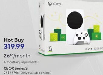 Staples Xbox series s offer
