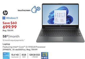 Staples Hp laptop offer