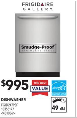 Lowe's Frigidaire gallery dishwasher offer