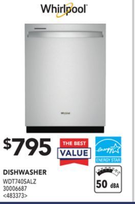 Lowe's Whirlpool dishwasher offer