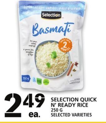 Food Basics Selection quick n' ready rice offer