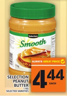 Food Basics Selection peanut butter offer