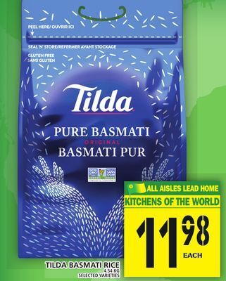 Food Basics Tilda basmati rice offer