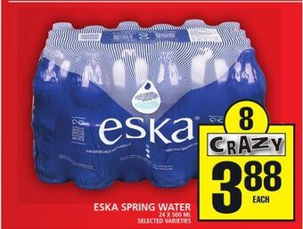 Food Basics Eska spring water offer