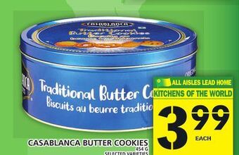 Food Basics Casablanca butter cookies offer