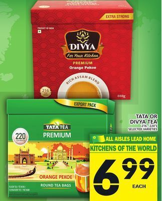 Food Basics Tata or divya tea offer