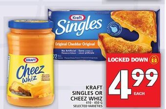 Food Basics Kraft singles or cheez whiz offer