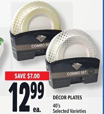 Metro Décor plates offer
