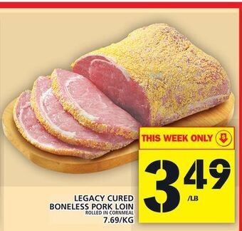 Food Basics Legacy cured boneless pork loin offer