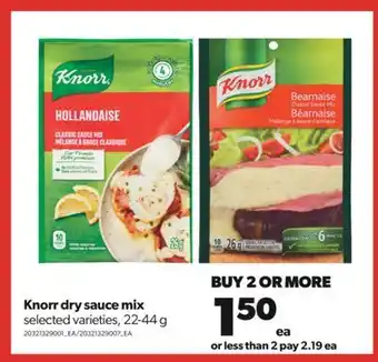 Real Canadian Superstore Knorr dry sauce mix, 22-44 g offer