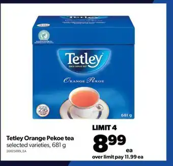 Real Canadian Superstore Tetley orange pekoe tea, 681 g offer