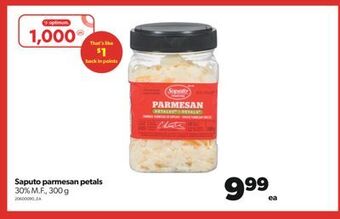 Real Canadian Superstore Saputo parmesan petals, 300 g offer