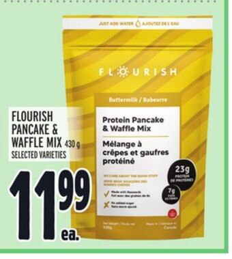 Metro Flourish pancake & waffle mix offer