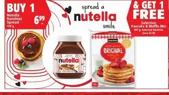 Metro Nutella hazelnut spread offer