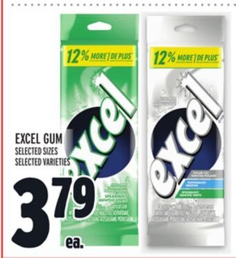 Metro Excel gum offer
