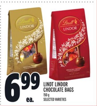 Metro Lindt lindor chocolate bags offer